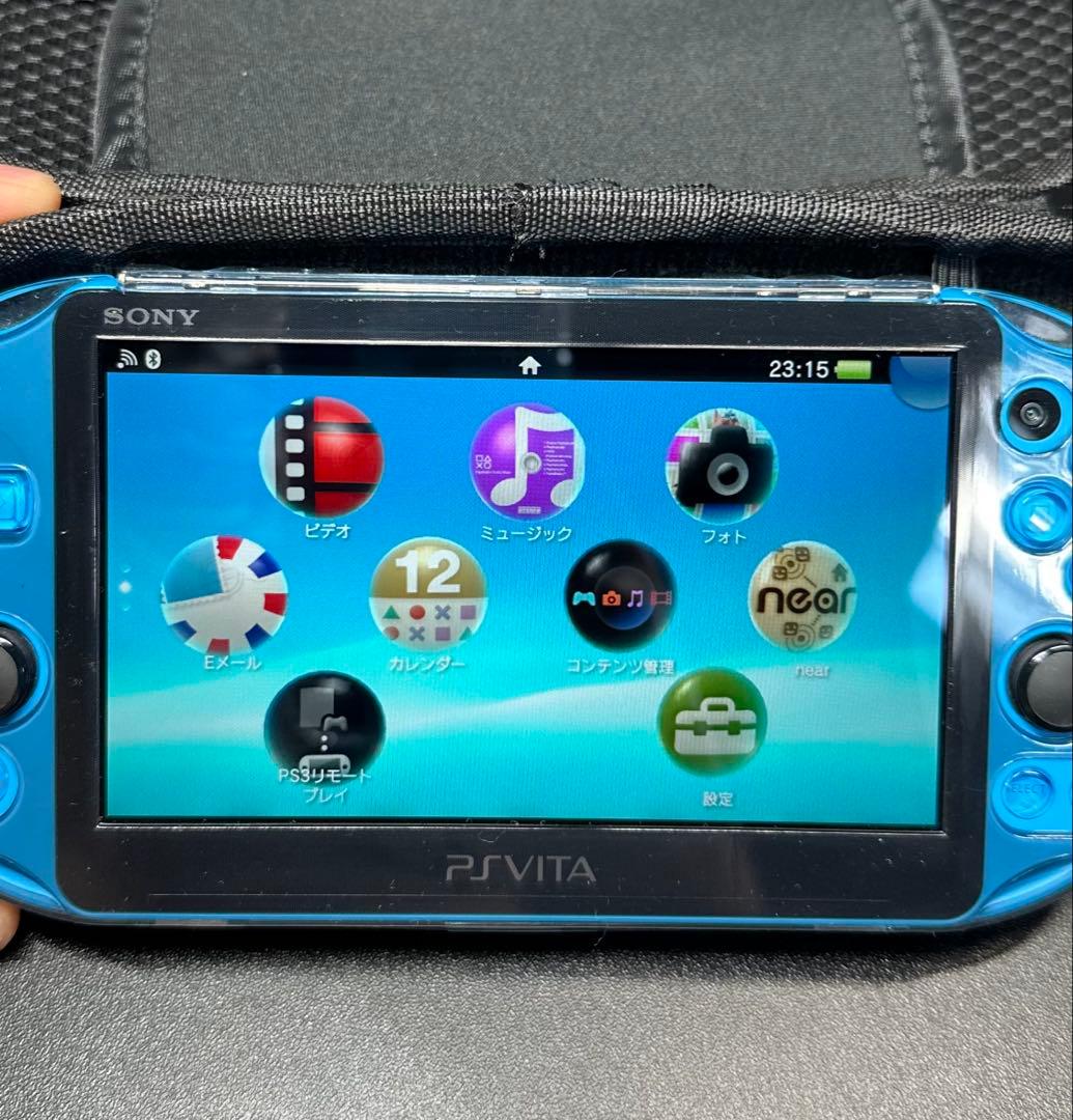 【極美品】PlayStation Vita Wi-Fiモデル　カバー&ケース付