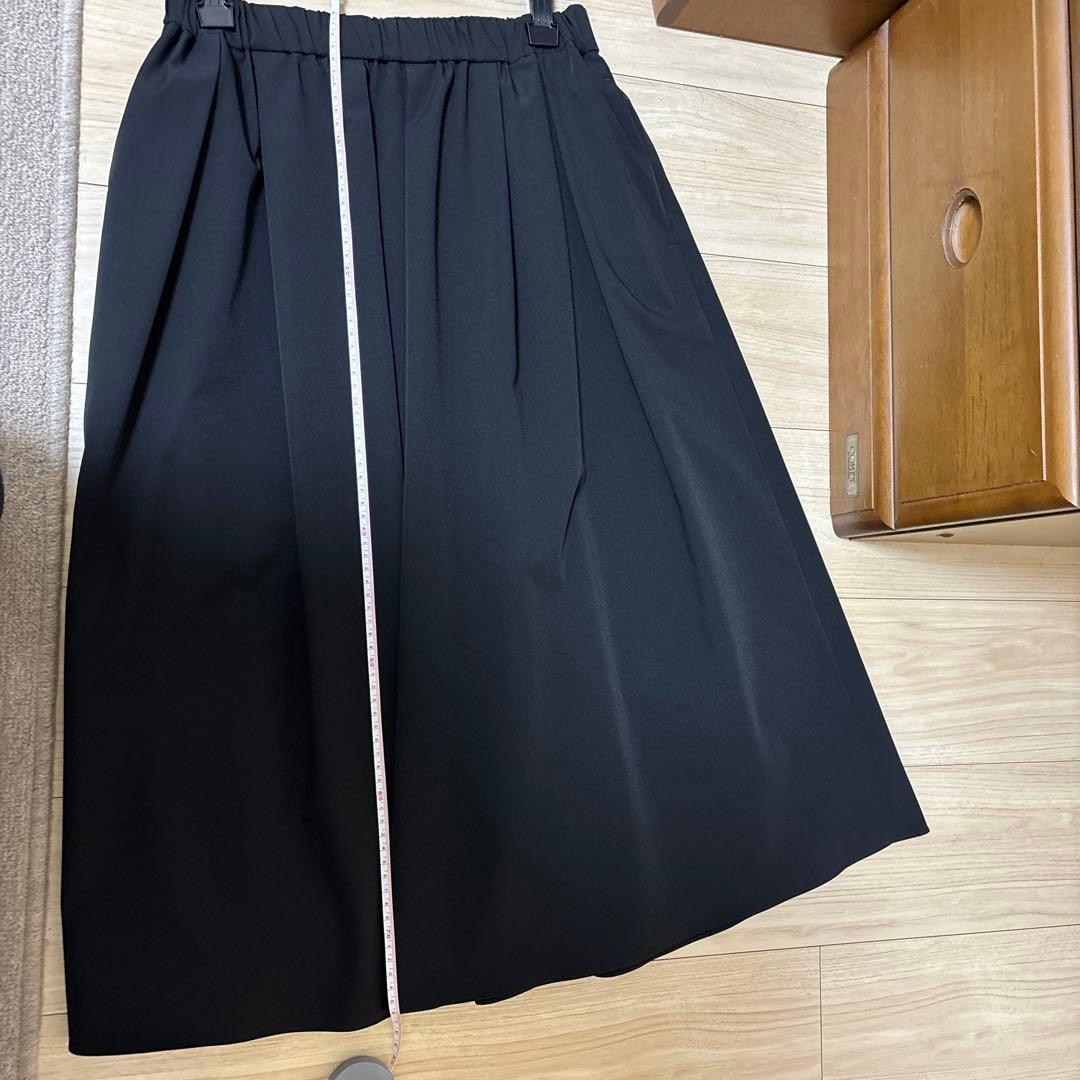 裾あげしてます　OURシワになりにくいロングスカート