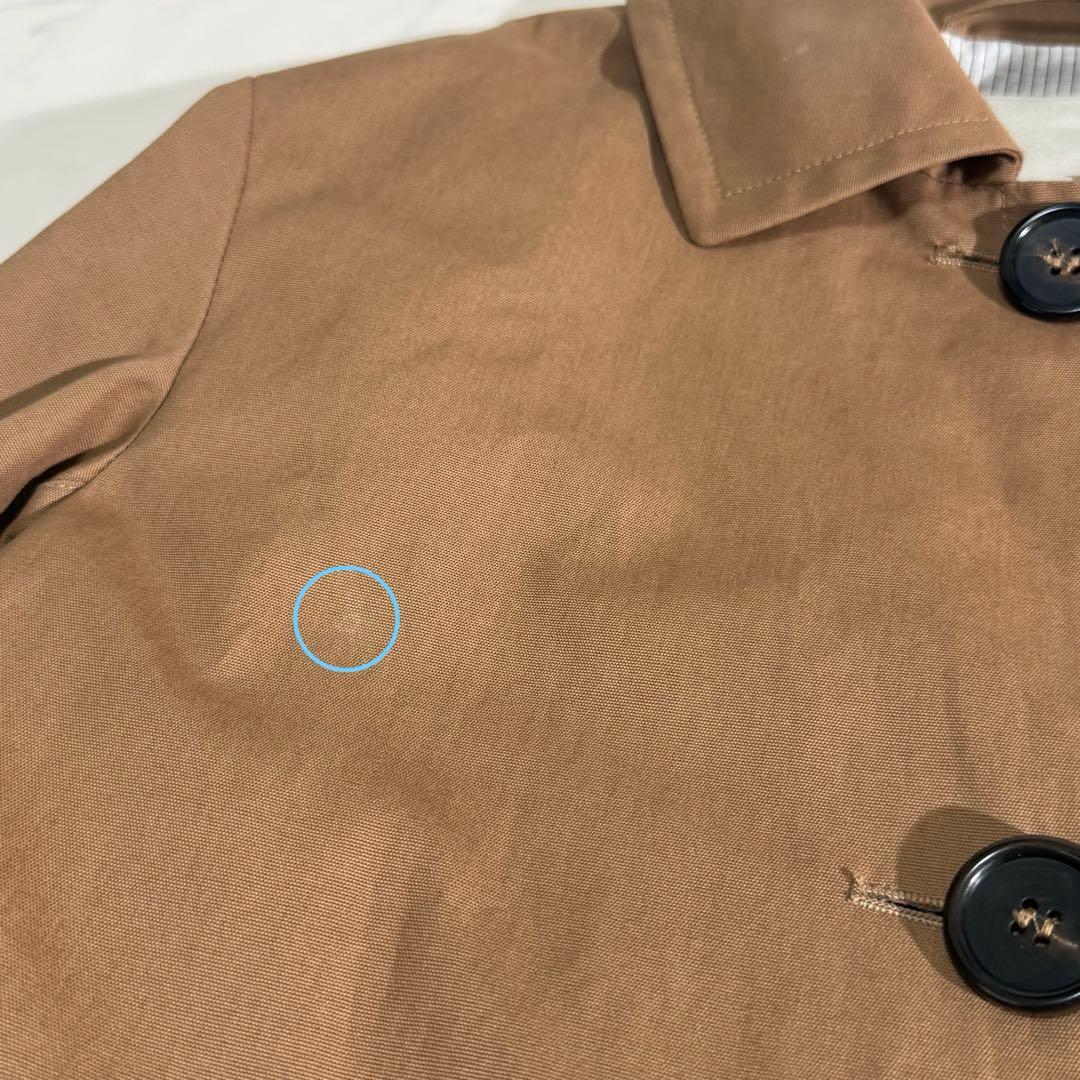極美品　Max Mara The Cube キャメル　ステンカラーコート　S
