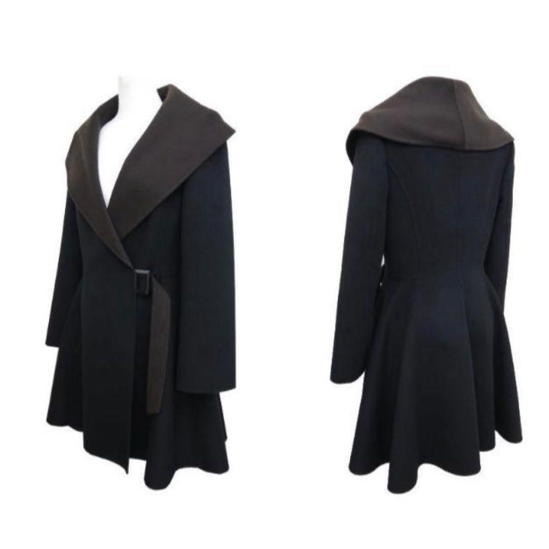 【FOXEY】定価24万　ダブルフェイス カシミヤラッフルコート　クリーニング済