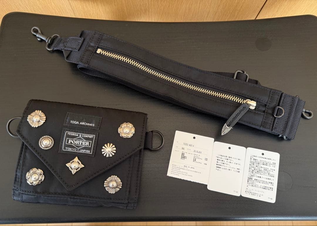 TOGA x PORTER SHOULDER WALLET 黒