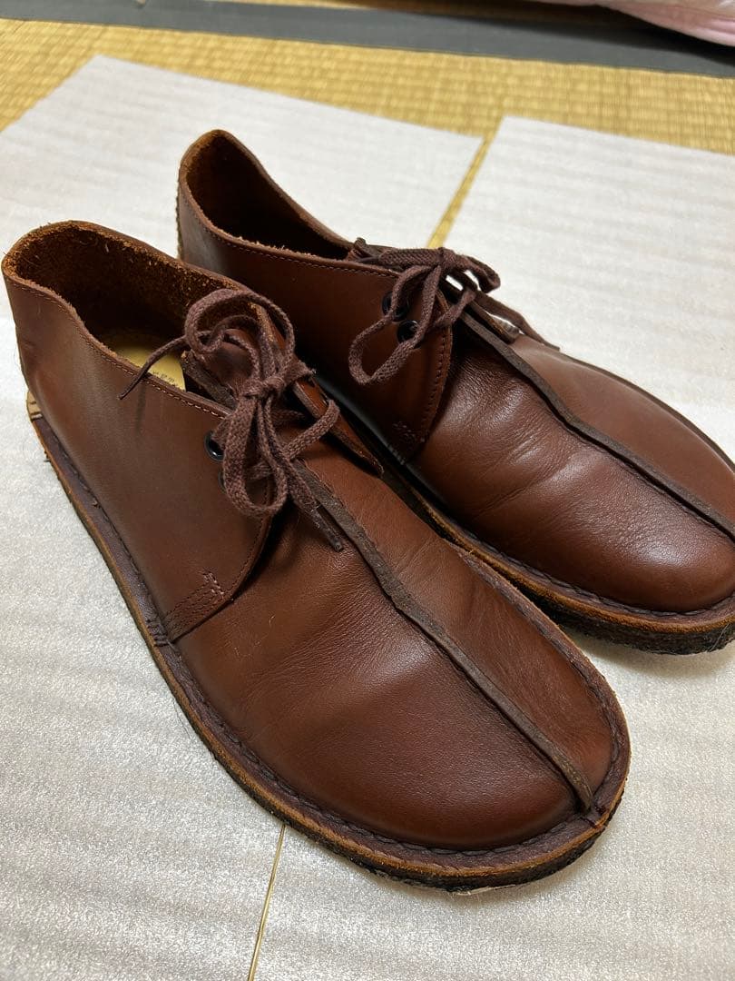 クラークス　デザートトレック　メンズ レザー ブラウン 26.5cm