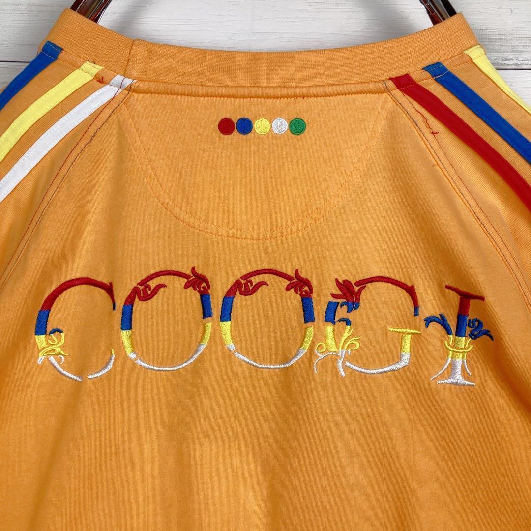 【COOGI】クージー☆半袖Tシャツ☆XL☆橙☆オレンジ☆刺繍ロゴ