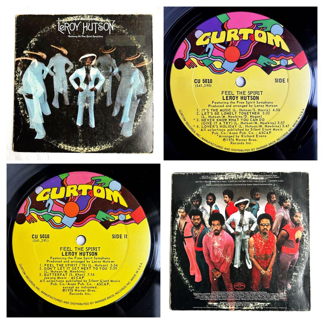 Leroy Hutson Feel the Spiritレアグル傑作USオリジ盤