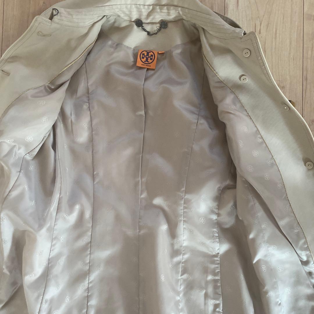 Tory Burch　トレンチコート ベージュ ベルト付き ７号　サイズ2