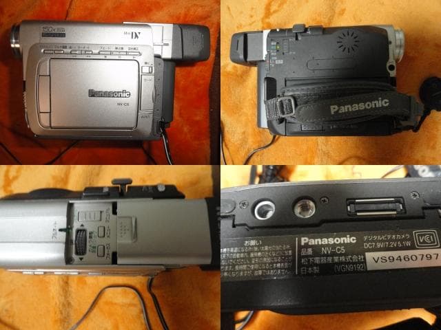 録画・再生・ダビングＯＫ◆パナ　NV-C-５　美品