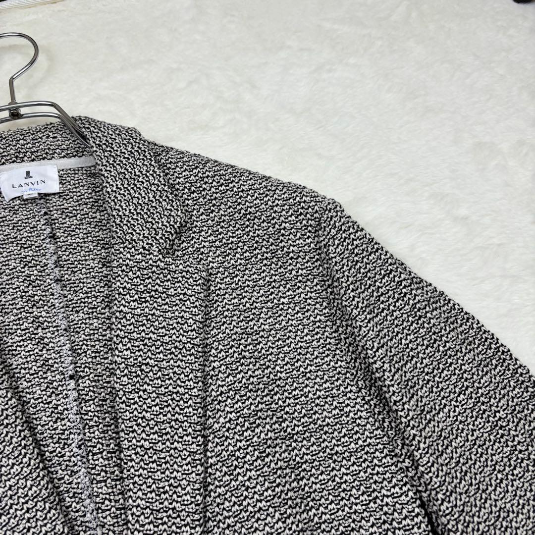 極美品　LANVIN 近年モデル　カーディガン　ニット　テーラードジャケット