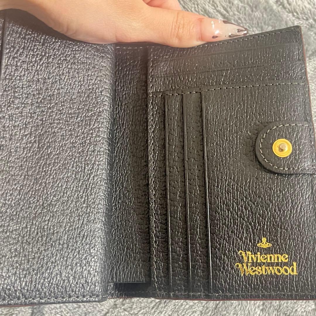 Vivienne Westwood 三つ折り財布 金色ロゴ