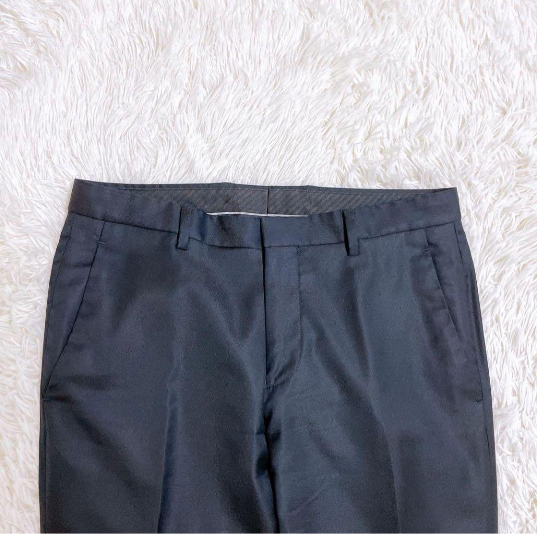 【美品】UNITED ARROWS WHITE LABEL セットアップ　黒
