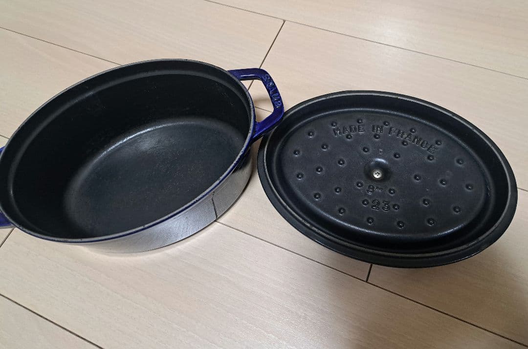 STAUB ピコ・ココット オーバル 23cm グランブルー