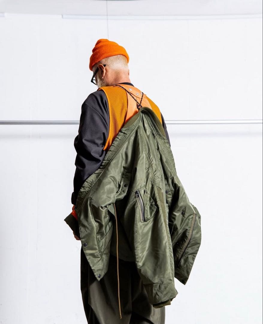norbit × ALPHA N3B Samue Jacket L ブラック