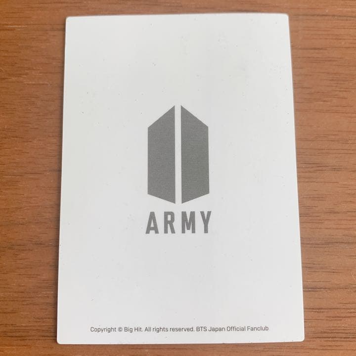 BTS FC継続特典トレカ ジョングク