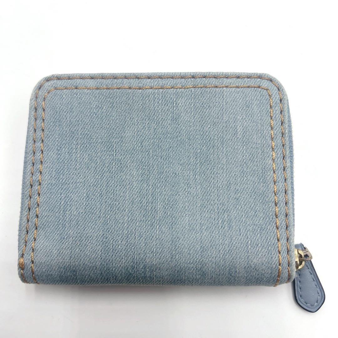 COACH スモールジップウォレットティーローズ 二つ折り財布