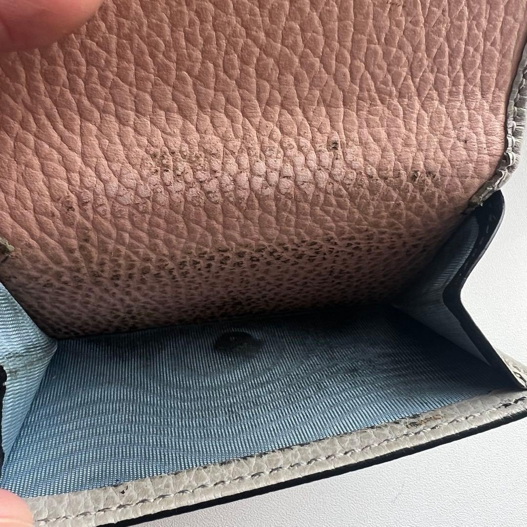 233 美品 GUCCI グッチ マーモント 3つ折り財布