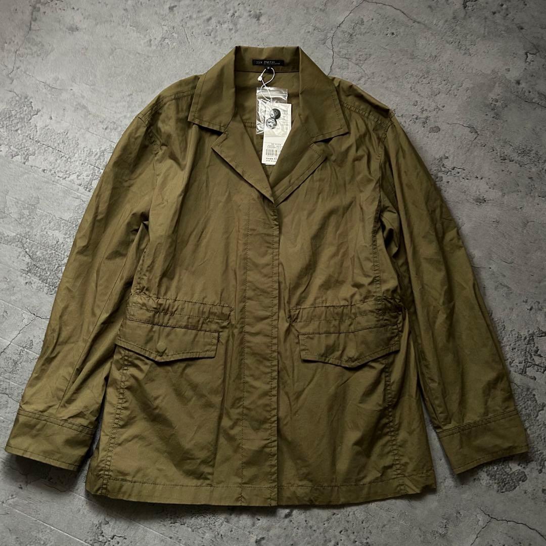 新品未使用 29000円 タグ付 23区 ギャザー ミリタリージャケット L