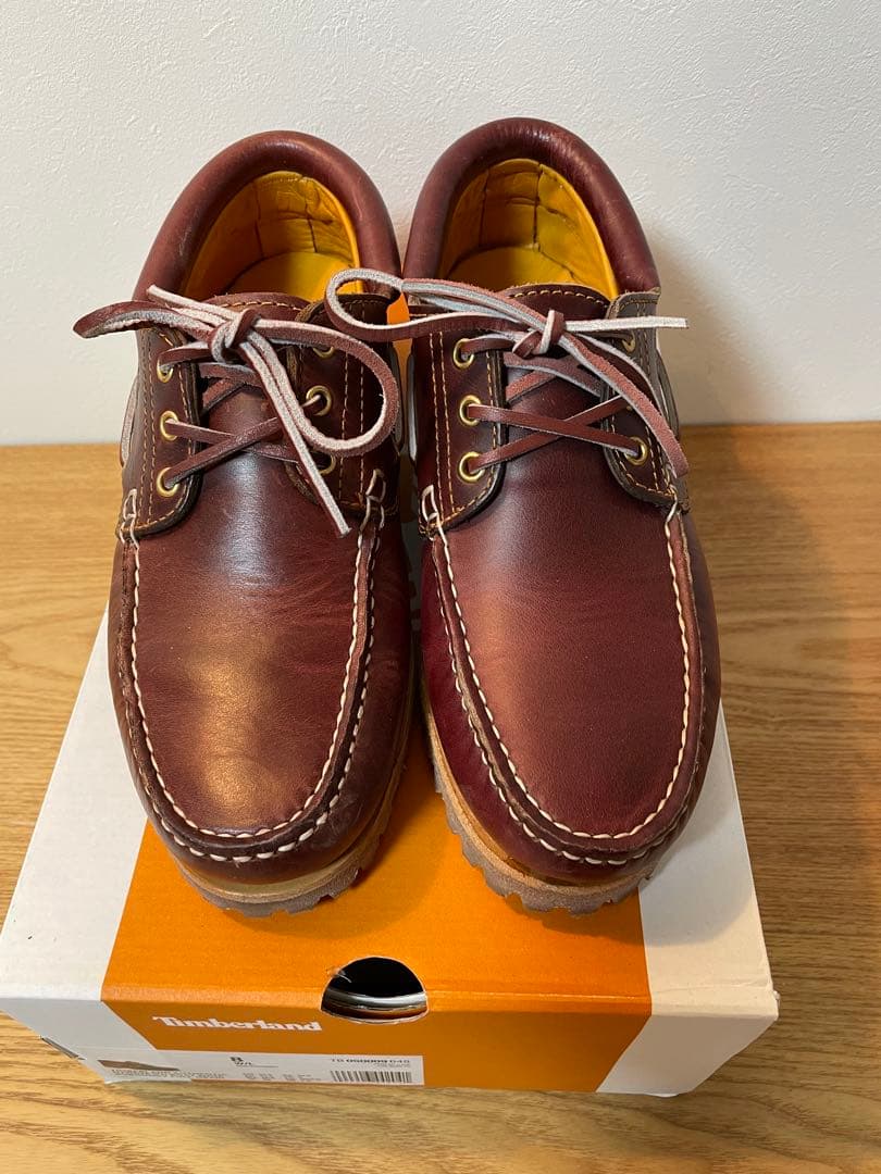 Timberland 3アイクラシックラグ　バーガンディ