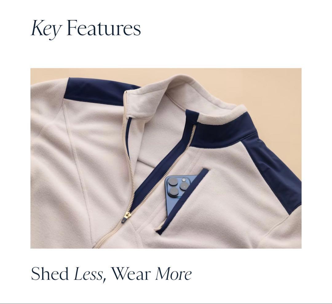 ドリーTracksmith 2025 フリースジャケッ