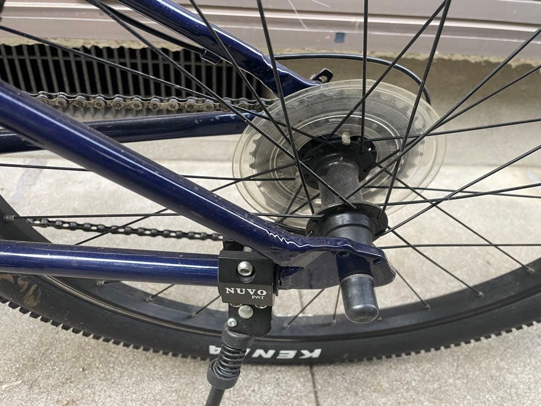 ヨツバサイクル 24インチ ネイビー ホワイト 引取り限定 神奈川県中央部