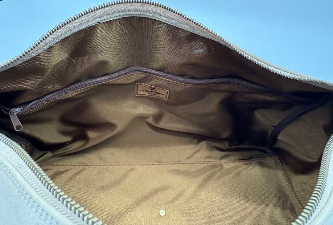Courrèges クレージュ ボストンバッグ ハンドバッグ 大容量