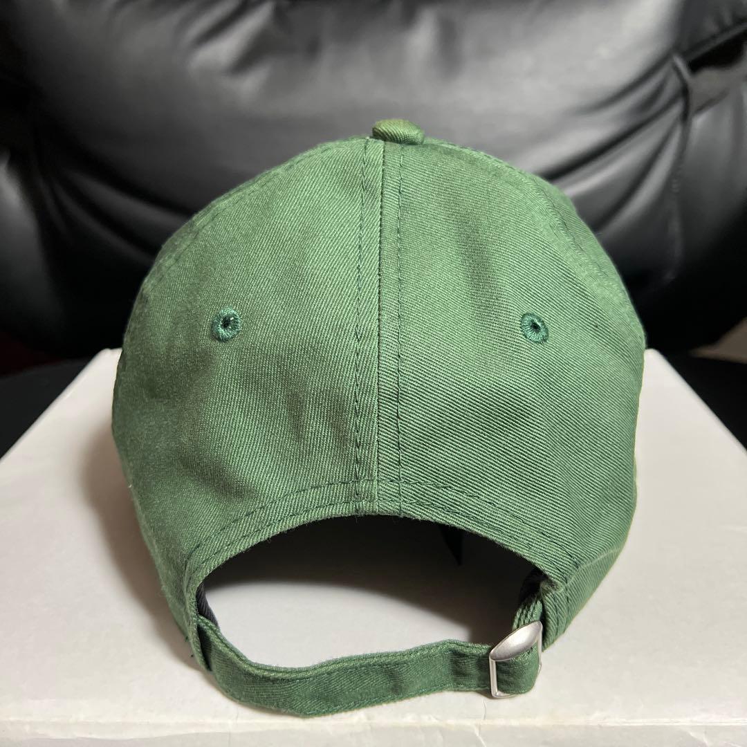 最終値下　正規品　stussy✖️New Era 9TWENTY グリーンキャップ