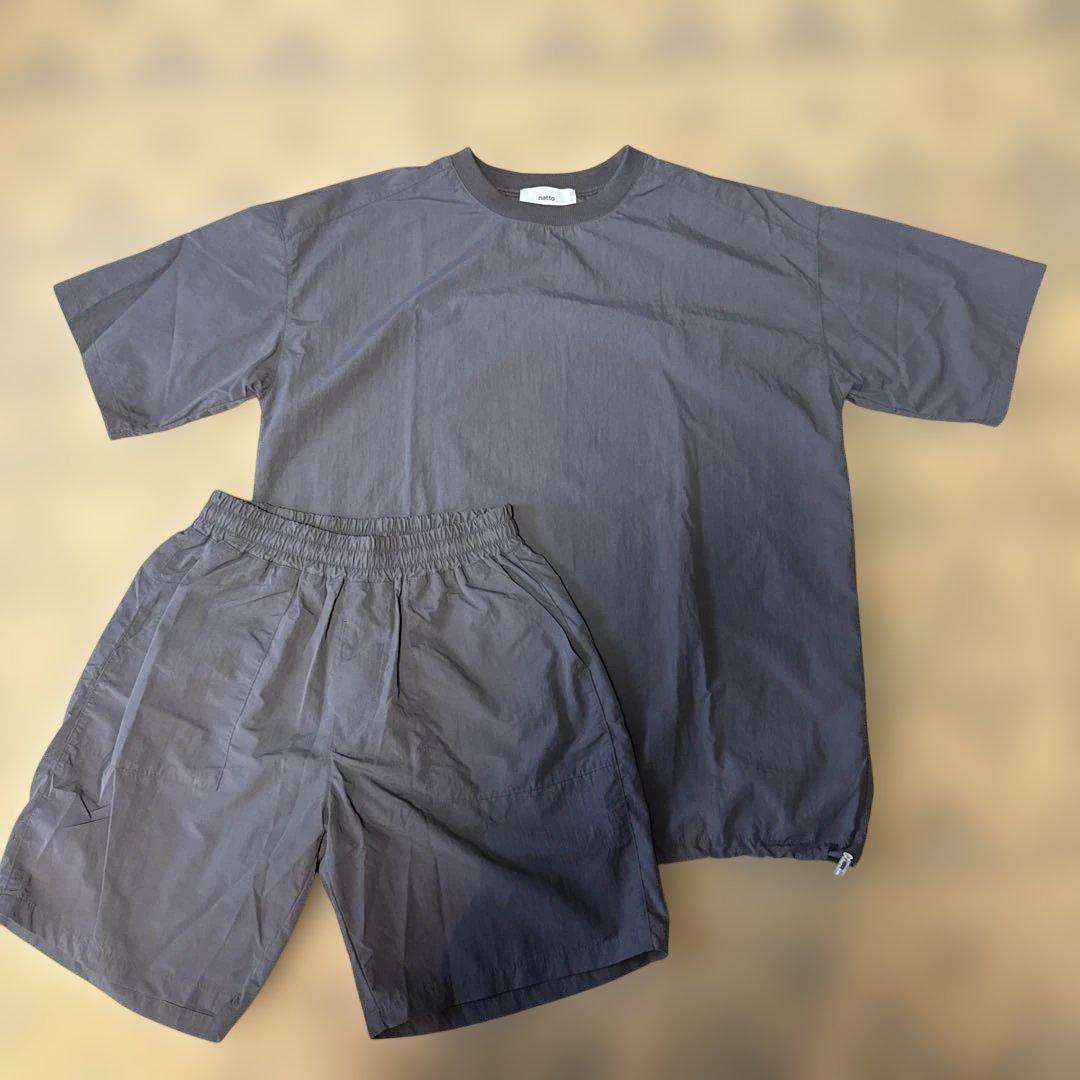トップス natto premium nylon setup / charcoal