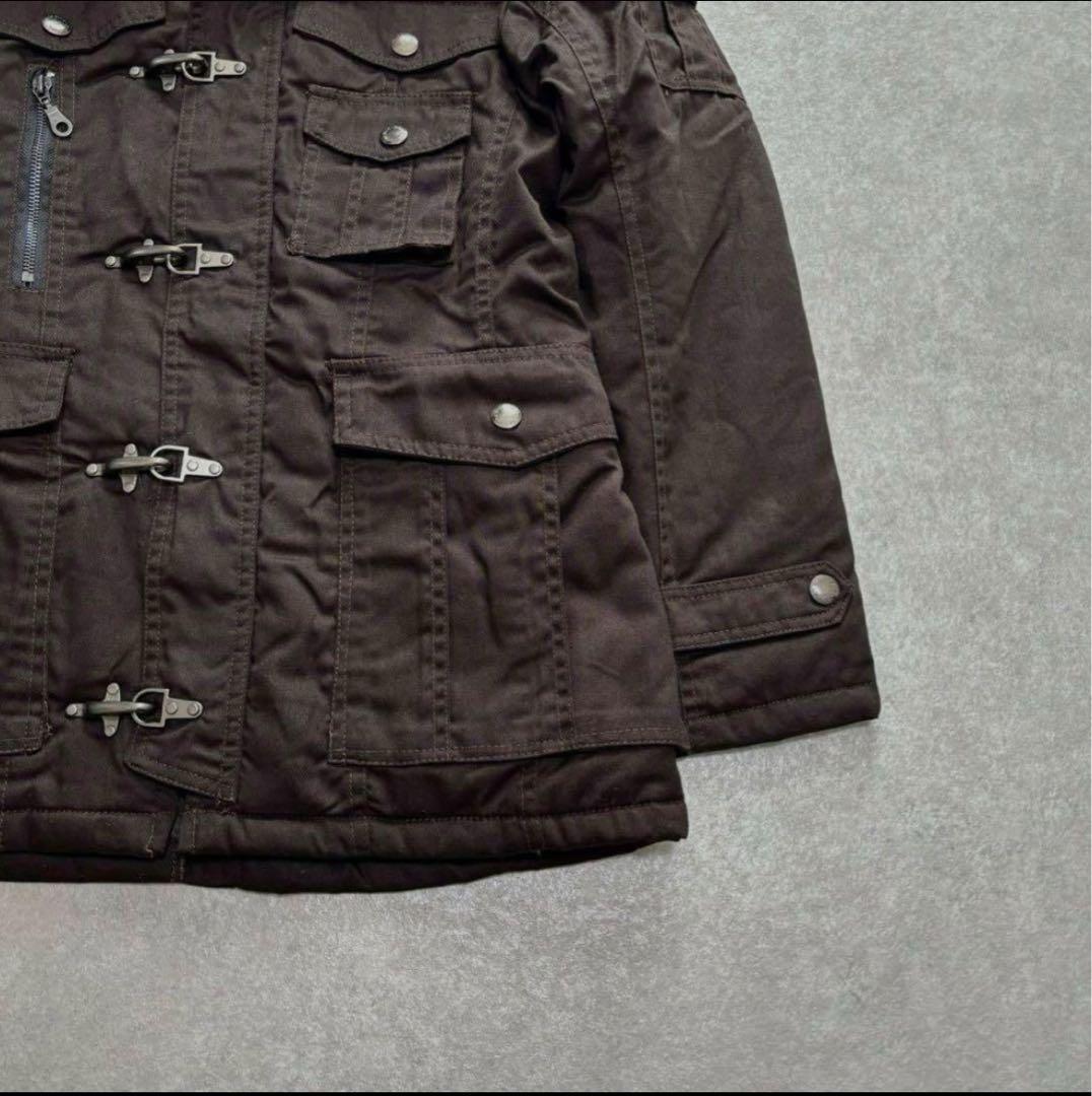 さ*ぽ様 ファーパーカー コートmods coat blouson brown
