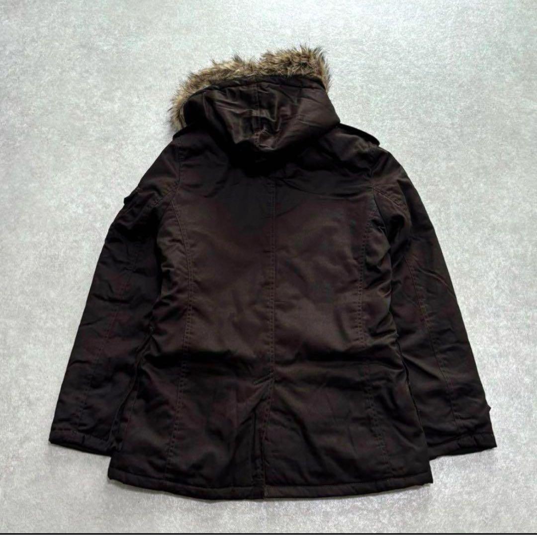 さ*ぽ様 ファーパーカー コートmods coat blouson brown