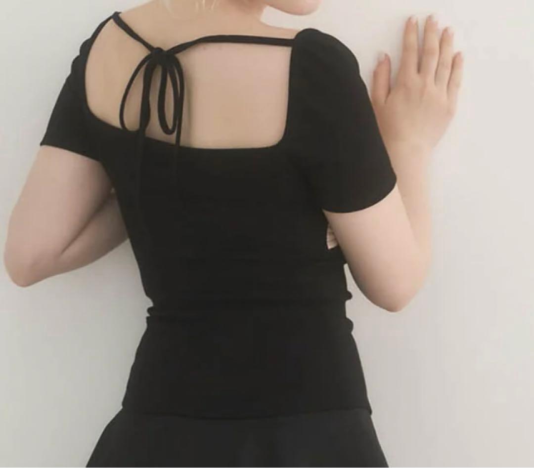 店舗購入未使用　andmary Nancy ribbon tops