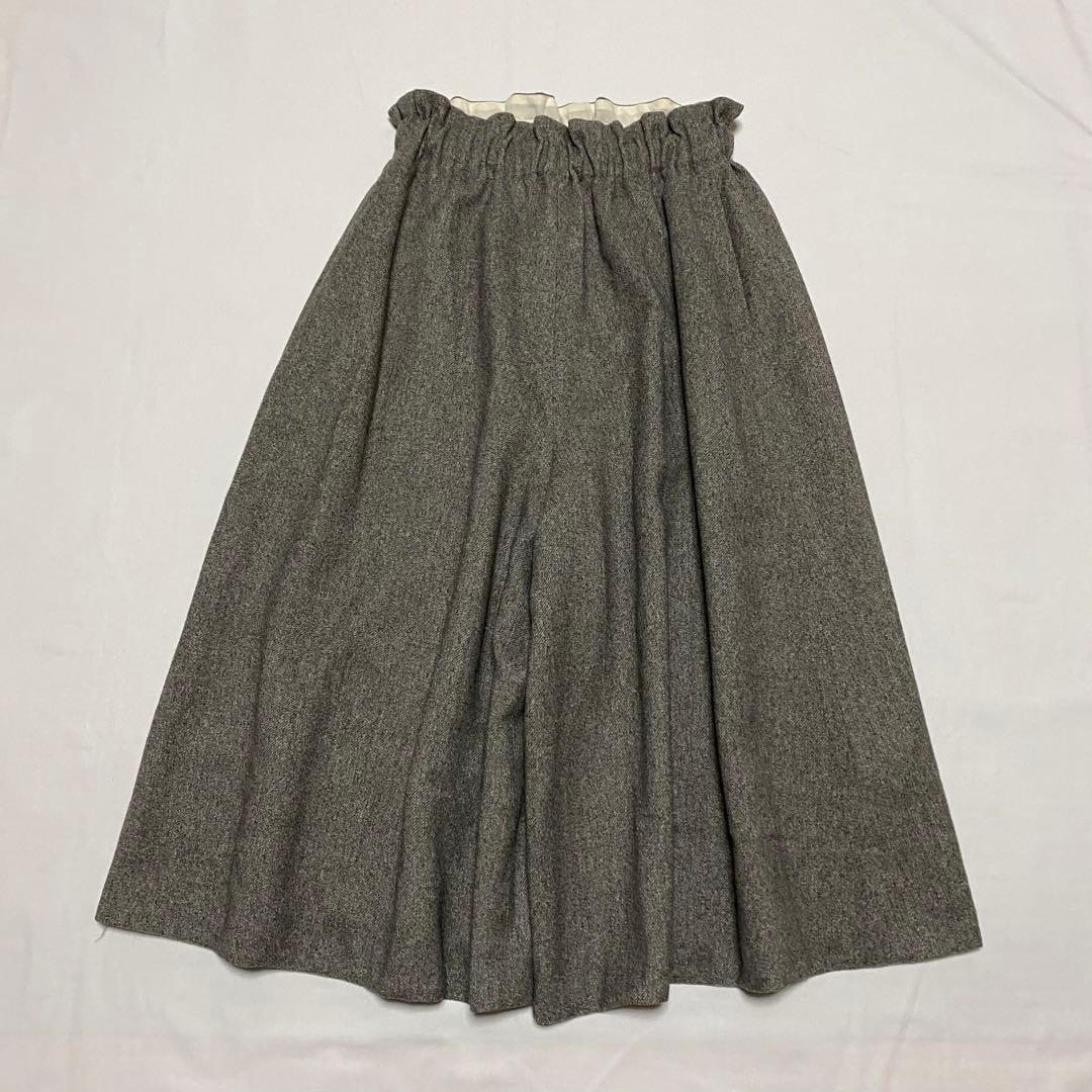 SHIPS any:〈洗濯機可能〉ウールライク ギャザー キュロット パンツ