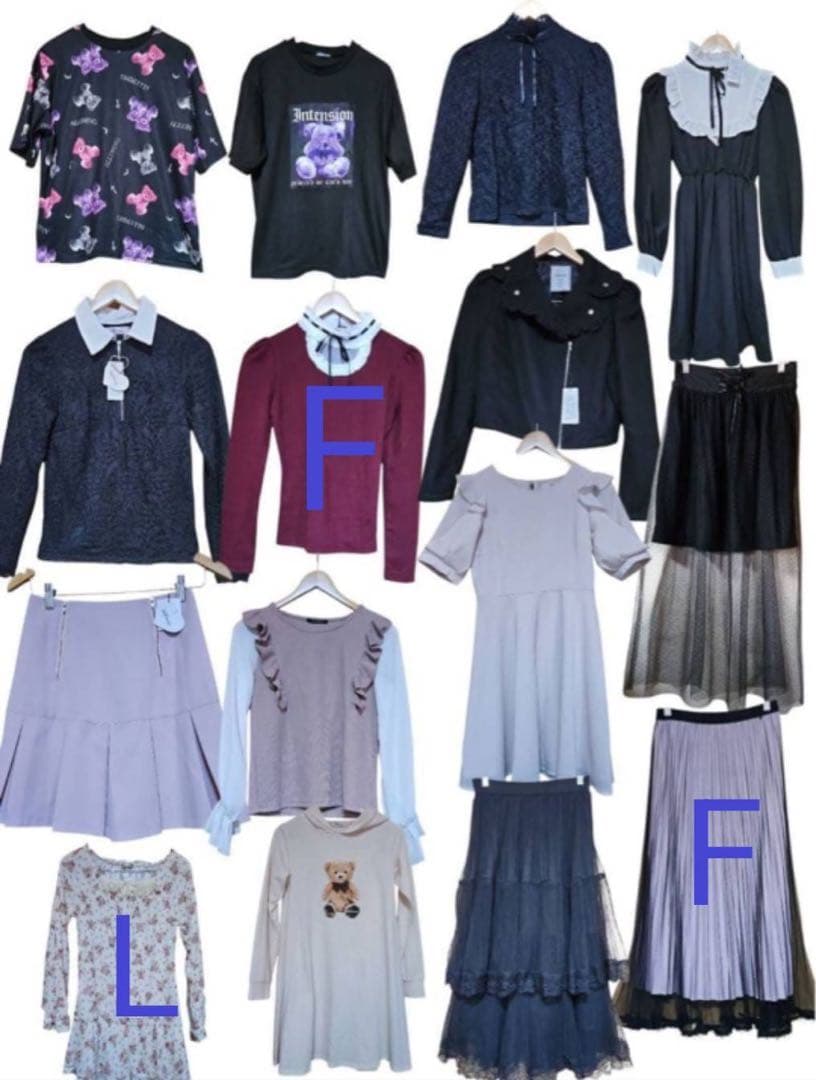 ✨⑭洋服まとめ売り Ank Rouge・量産型系