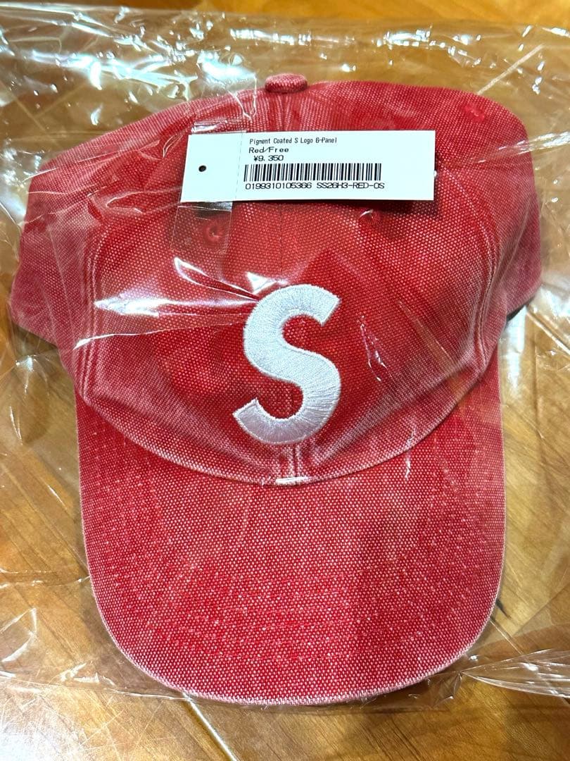 最安値Supreme Pigment Coated S Logo 6-Panel