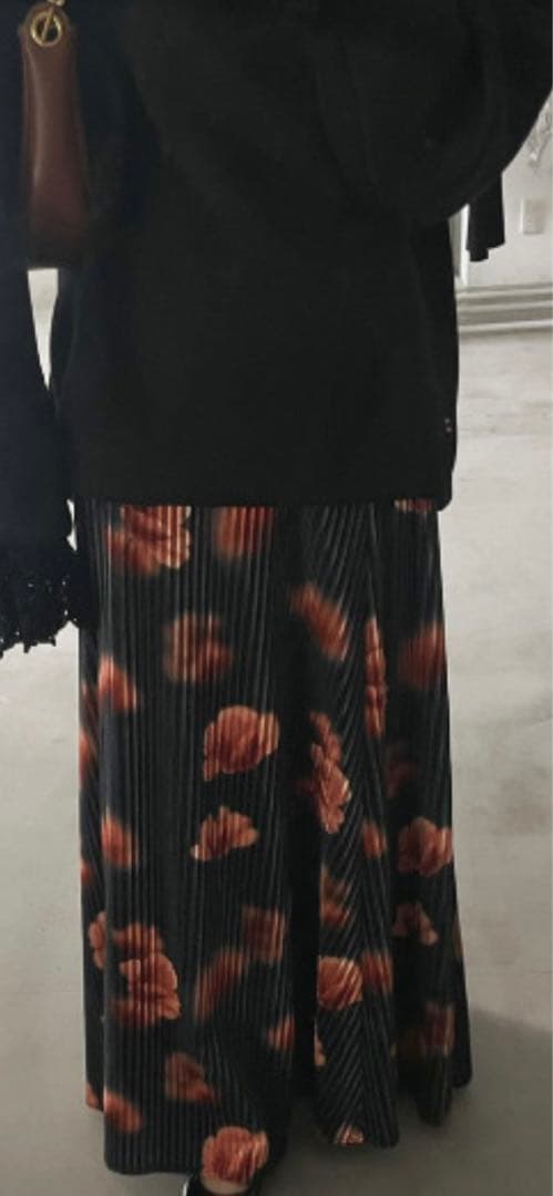 スカート amerivintage MILA VELOUR CUT SKIRT