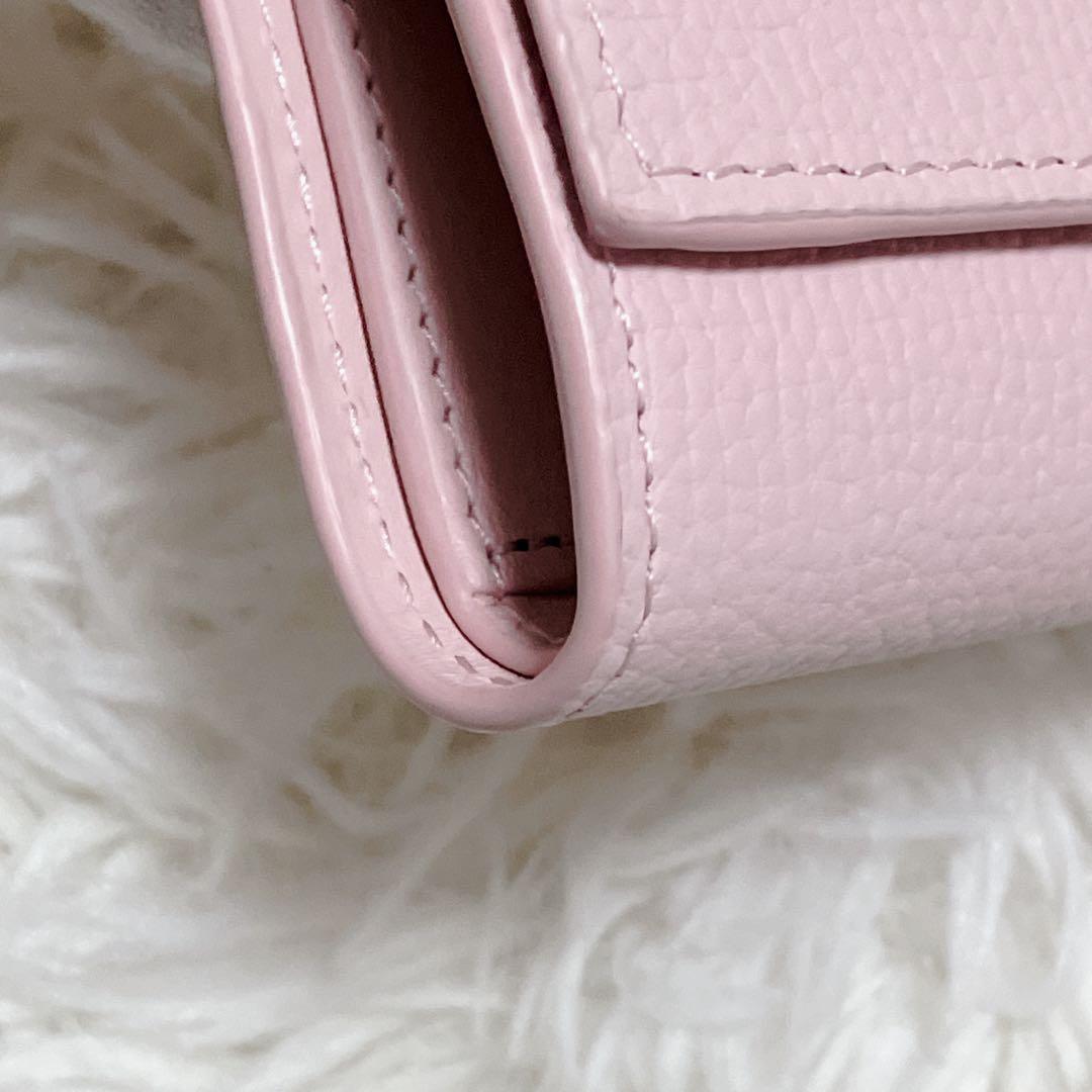 極美品 ロエベ LOEWE アナグラム トライフォールド 三つ折り財布 日本限定