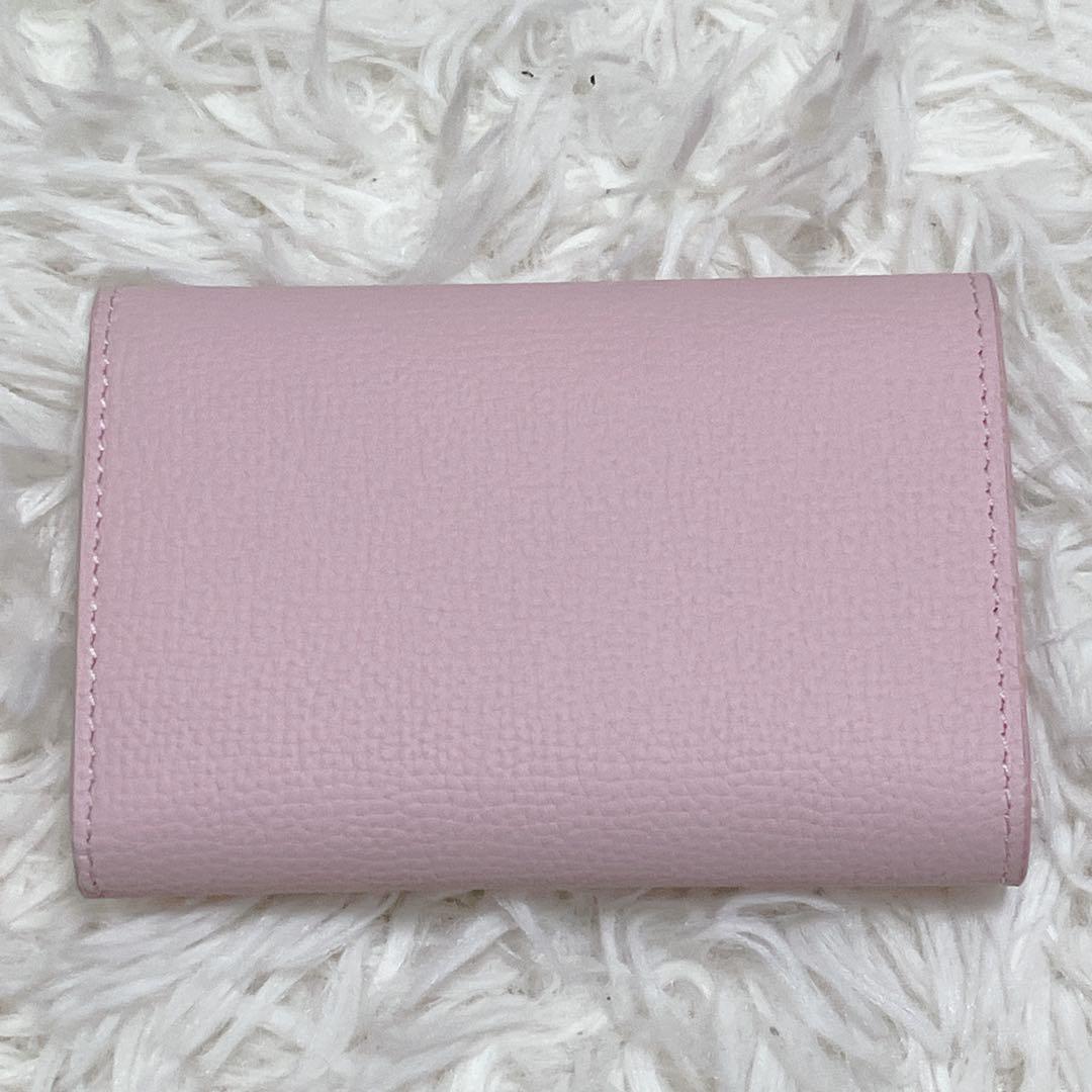 極美品 ロエベ LOEWE アナグラム トライフォールド 三つ折り財布 日本限定
