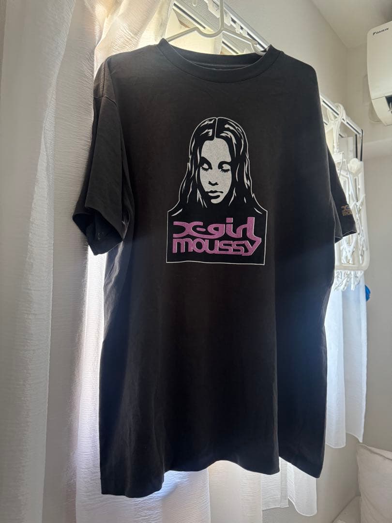 x-girl×moussyコラボTシャツ