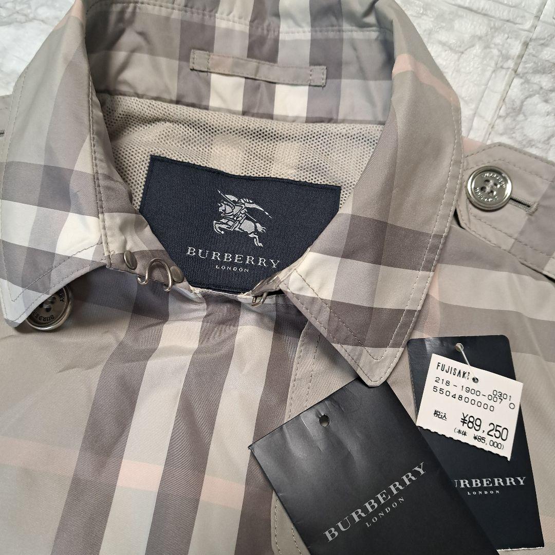 ✨️美品✨️Burberry バーバリー　ポケッタブルスプリングコート　ポーチ付