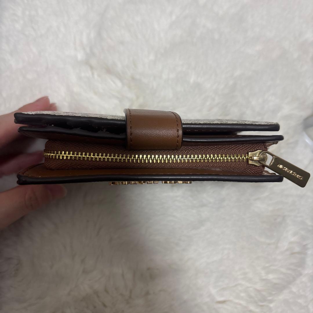 【新品・純正品】MICHAEL KORS マイケルコース MKロゴ 二つ折り財布