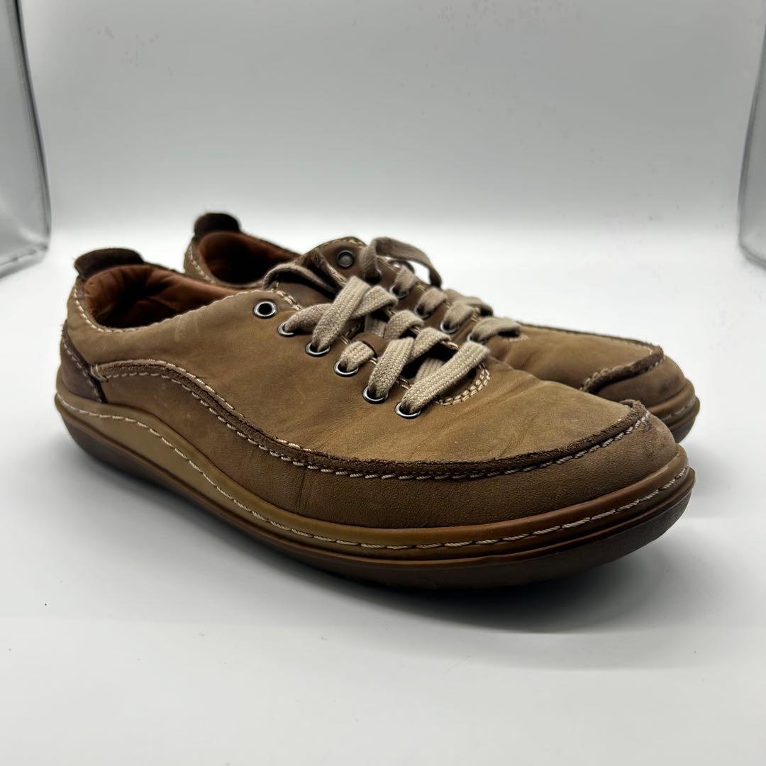Clarks クラークス カジュアル レザーシューズ メンズ 26cm ブラウン