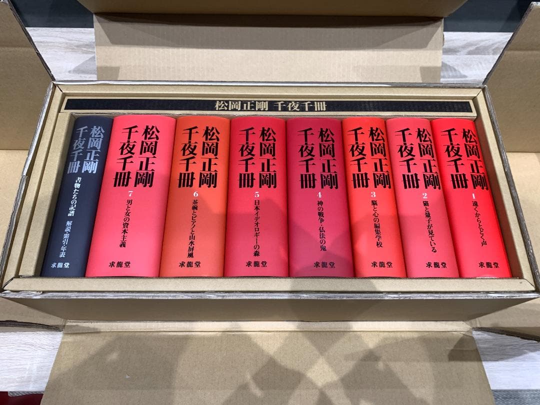 松岡正剛 千夜千冊 全8冊セット 求龍堂 未使用 希少品