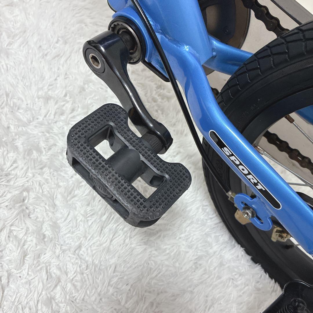STRIDER ストライダー 14X ブルー 14インチ スタンド　ペダル付き