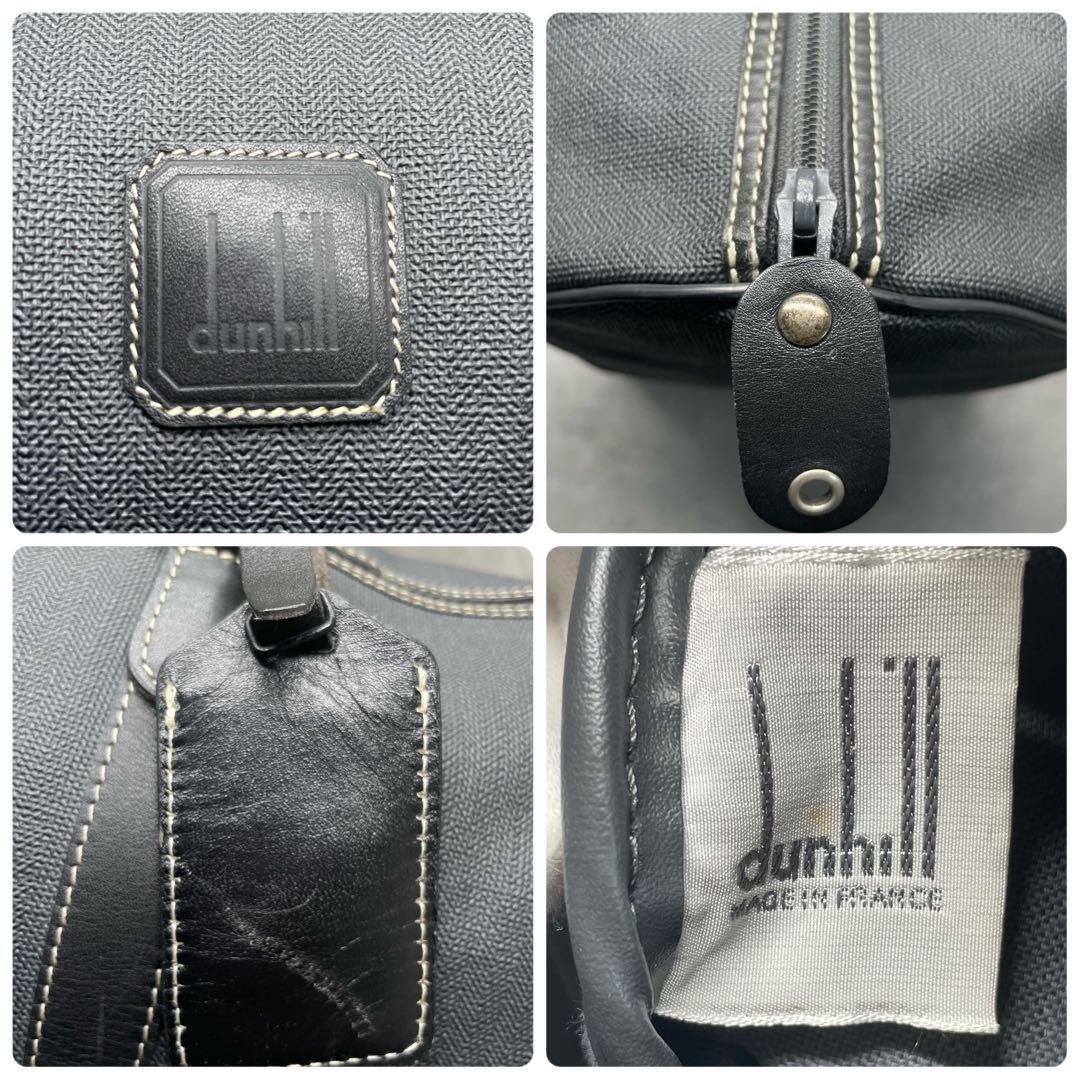 バッグ Dunhill Made in France Canvas Boston Bag