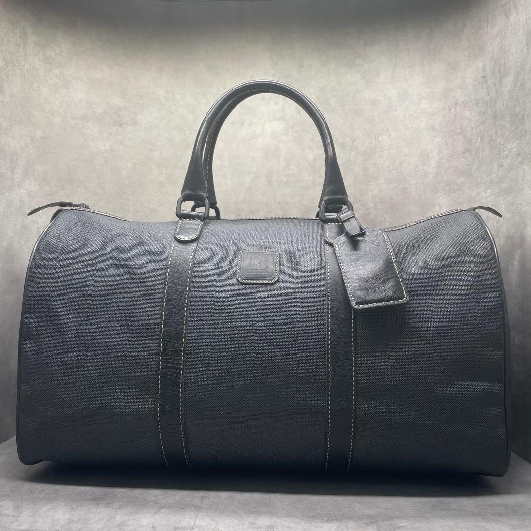 バッグ Dunhill Made in France Canvas Boston Bag