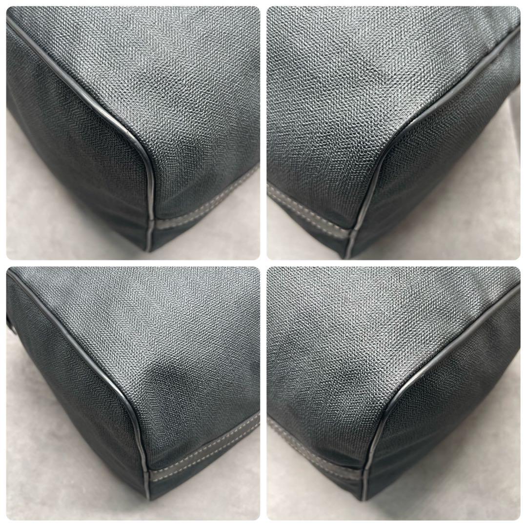 バッグ Dunhill Made in France Canvas Boston Bag