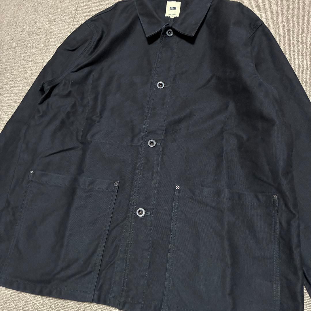 FOB ファクトリー デッキカバーオール L 黒 N-1 デッキ ジャケット