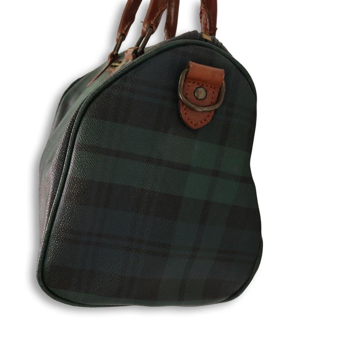 POLO Ralph Lauren ミニボストンバッグ チェック　ヴィンテージ
