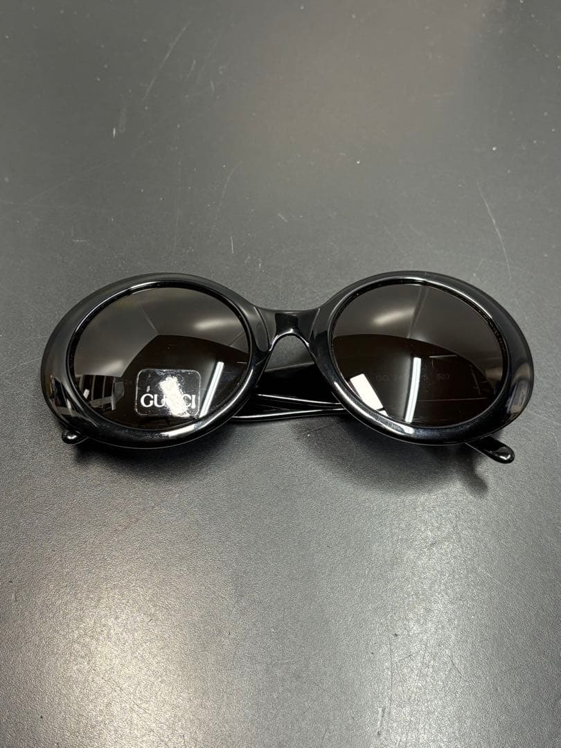 【美品】GUCCI サングラス インターロッキング GGロゴ オーバル グッチ