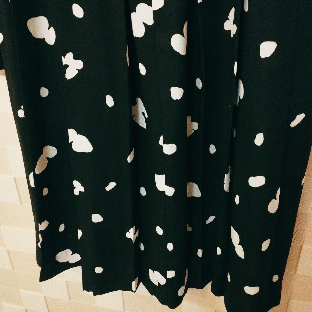 【CELFORD × HANAEMORI】ヨークデザインプリーツワンピース M