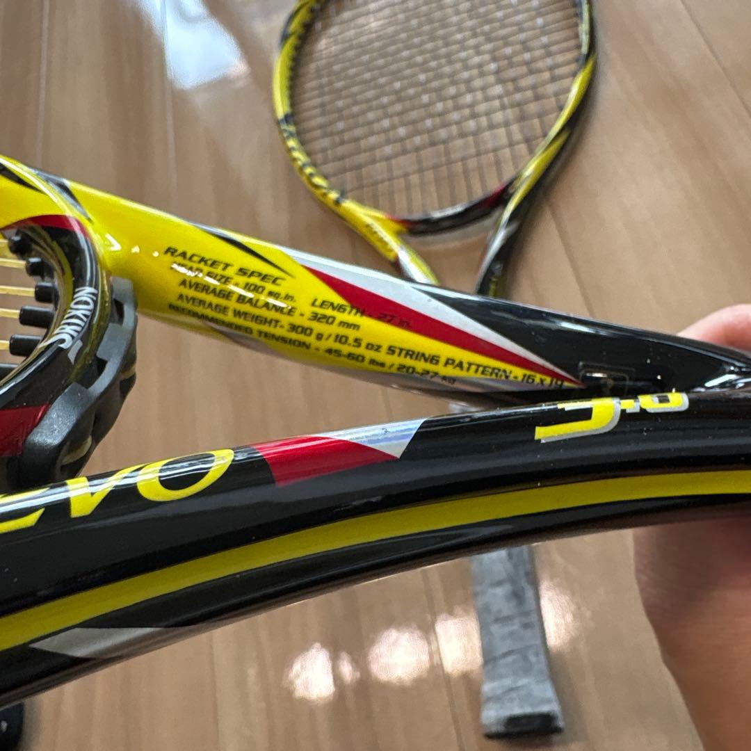 SIXON REVO 3.0 テニスラケット 2本セット 硬式テニス 軟式テニス