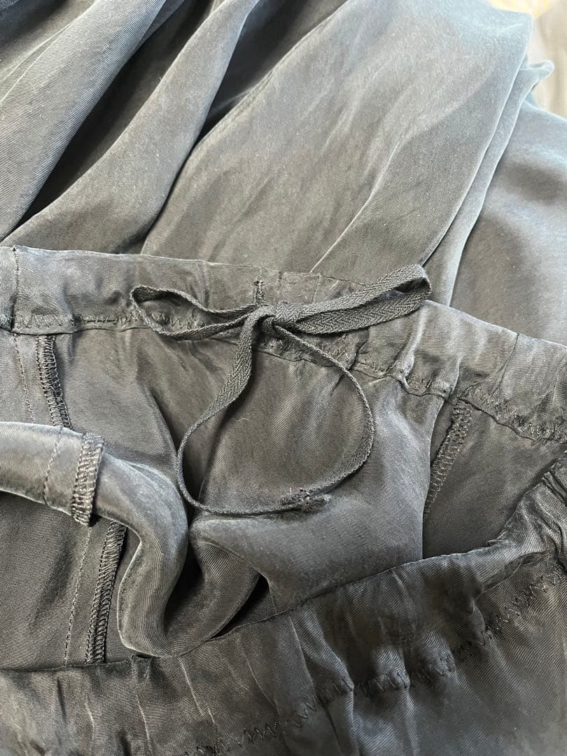 Plage プラージュWashable Fibril Drape スカート黒38