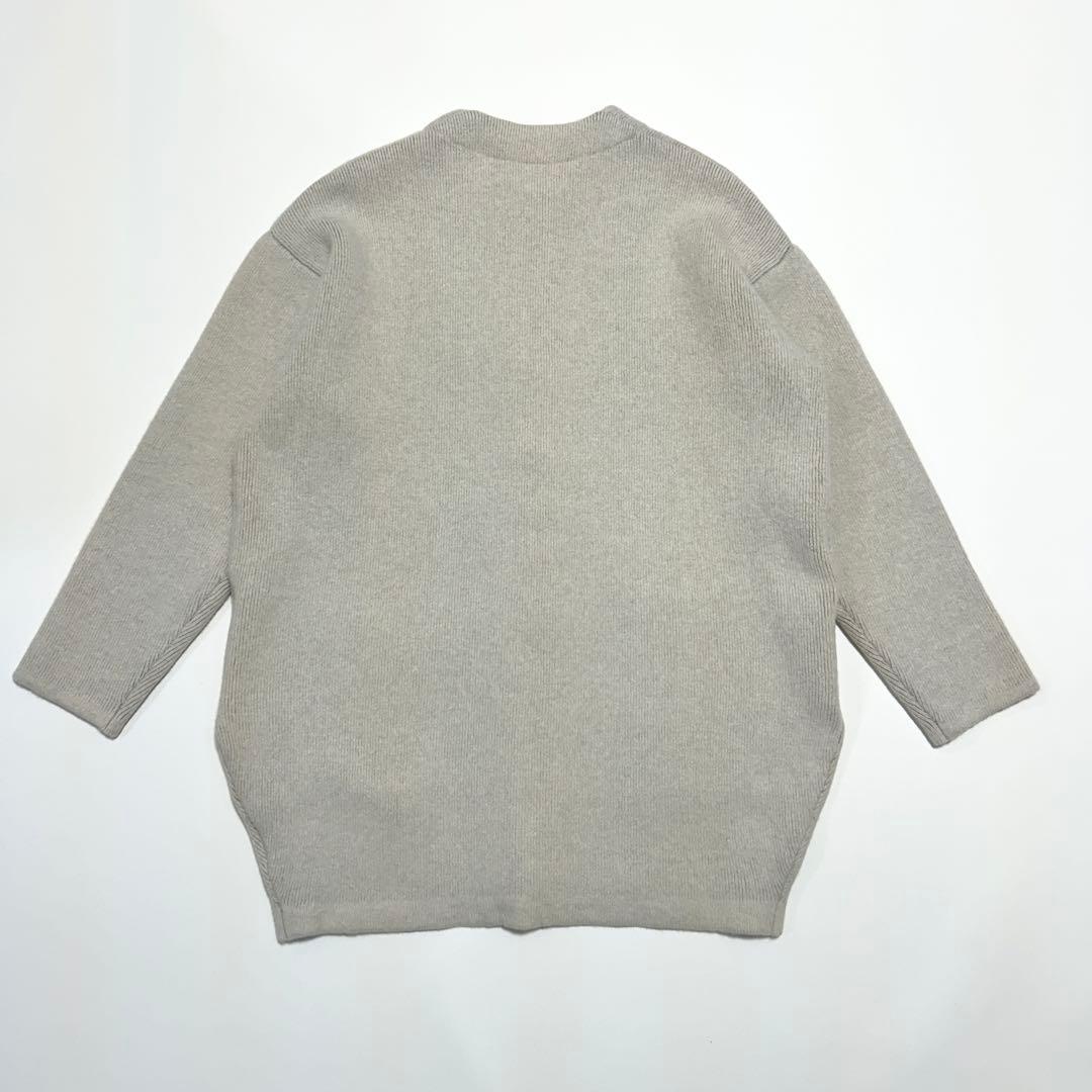 美品✨エレンディーク ラクーンミックス ダブルフェイス カーディガン